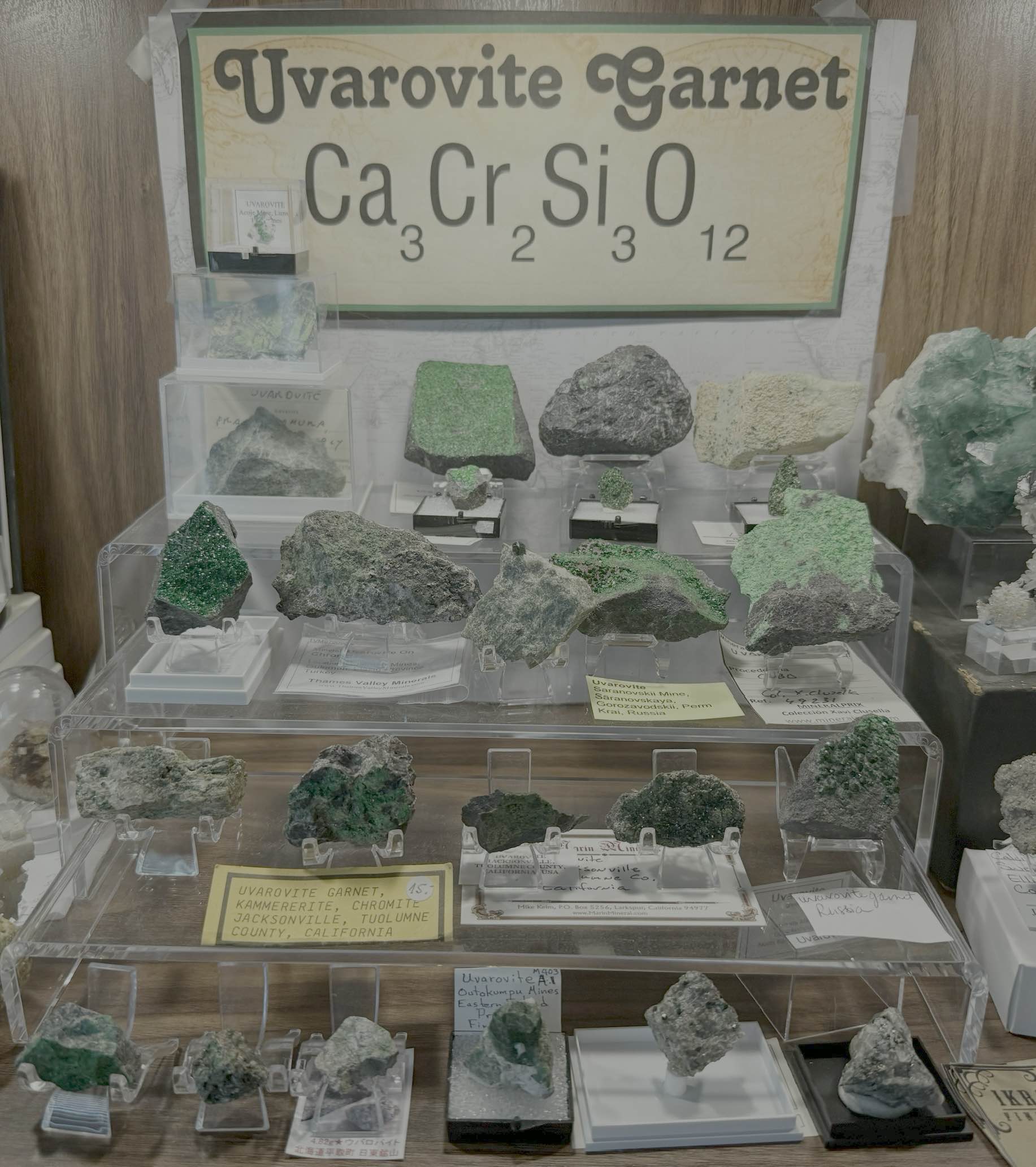 Uvarovite Collection